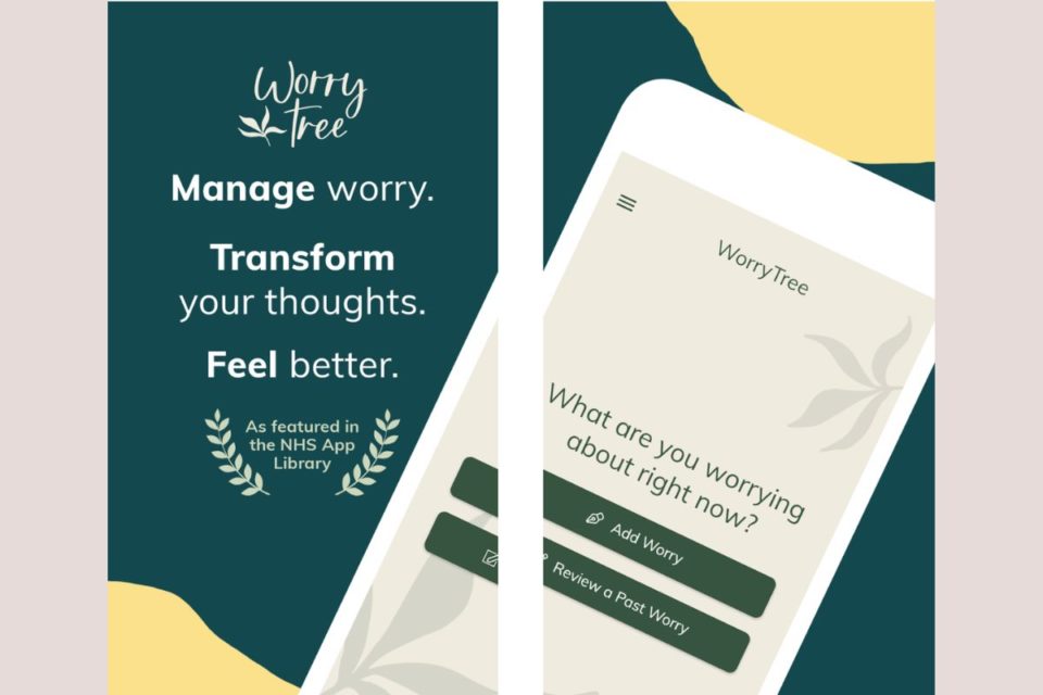 WorryTree Worry Tree apps for reducing stress and anxiety