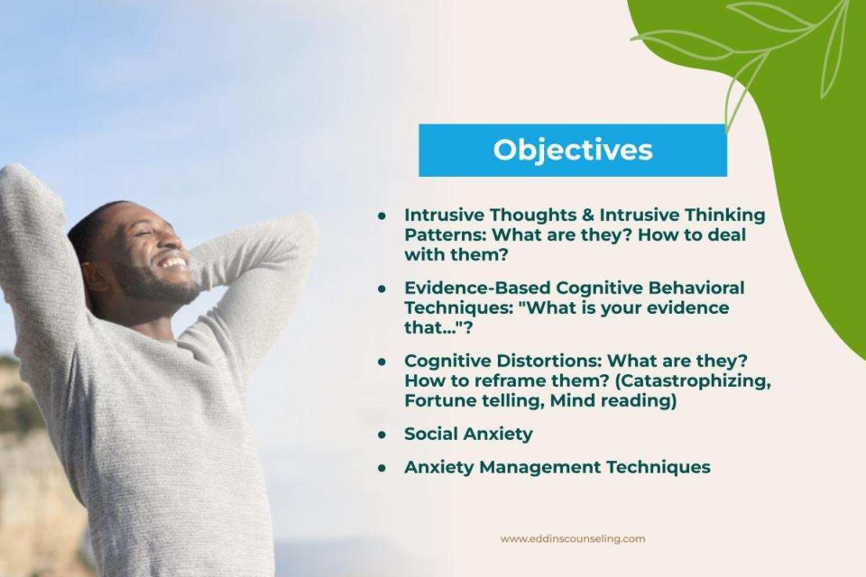 objectives of our webinar on anxiety