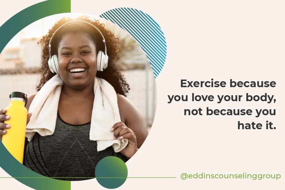 happy smiling overweight black woman working out