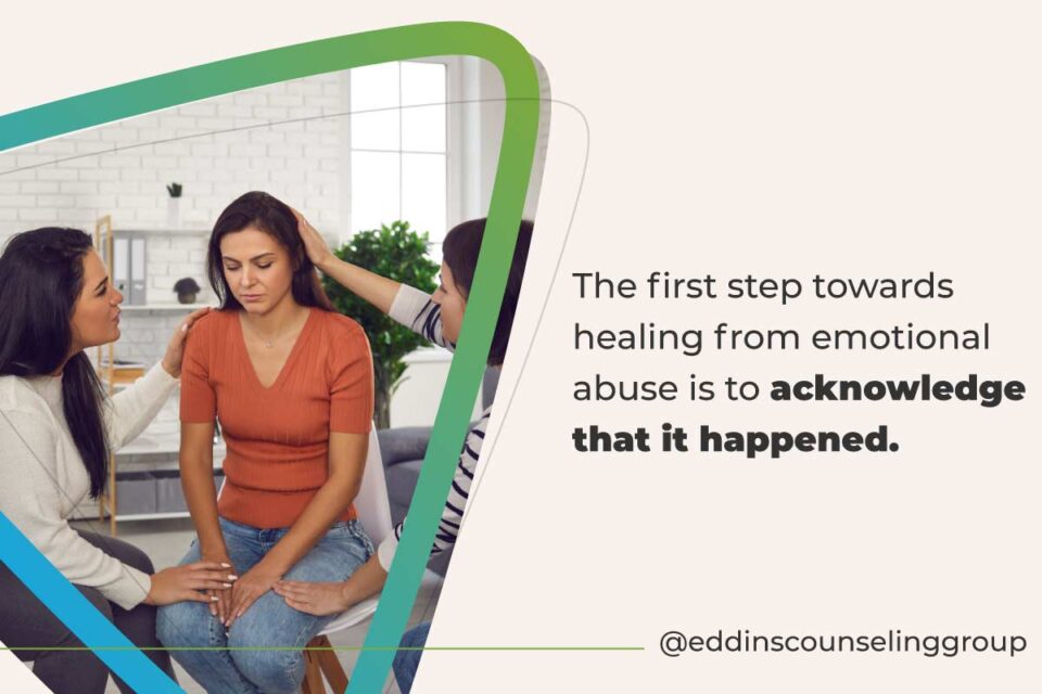 first step towards healing is to acknowledge it happened