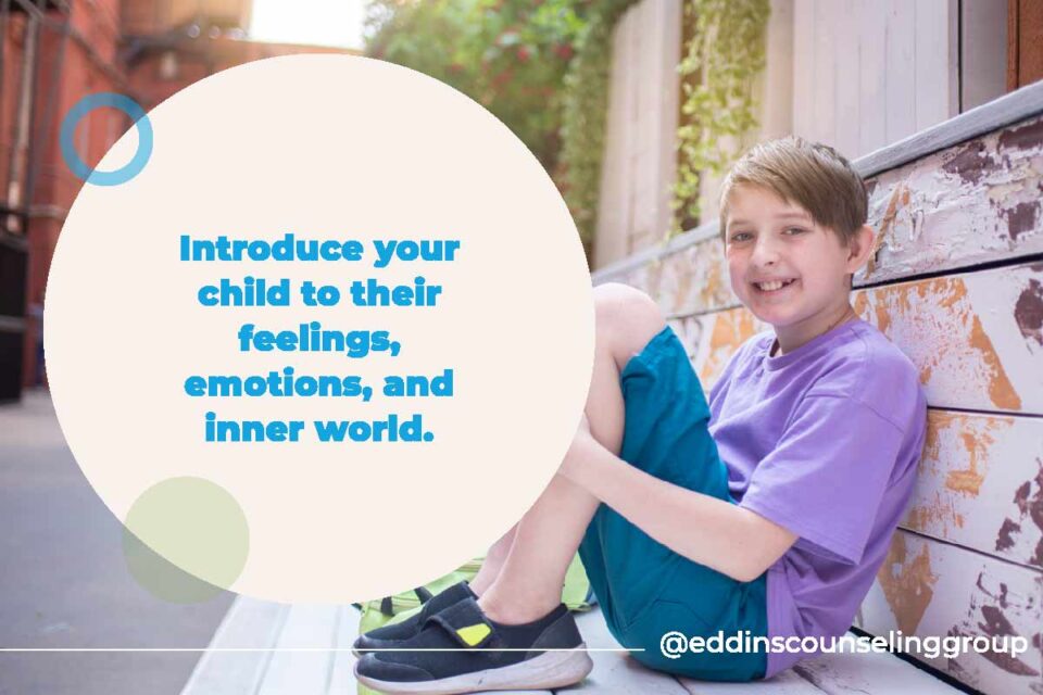 smiling child, introduce children to feelings