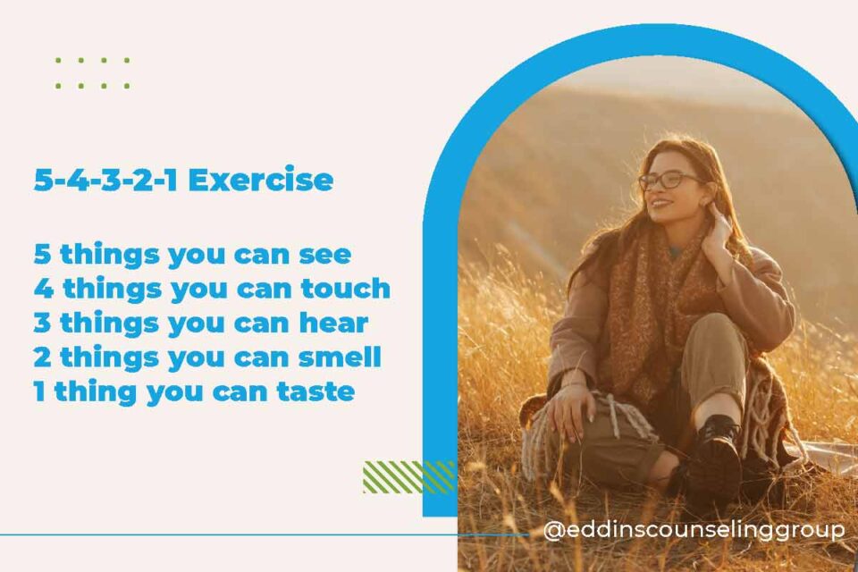 DBT exercises, mindfulness exercises, 5 4 3 2 1 exercise
