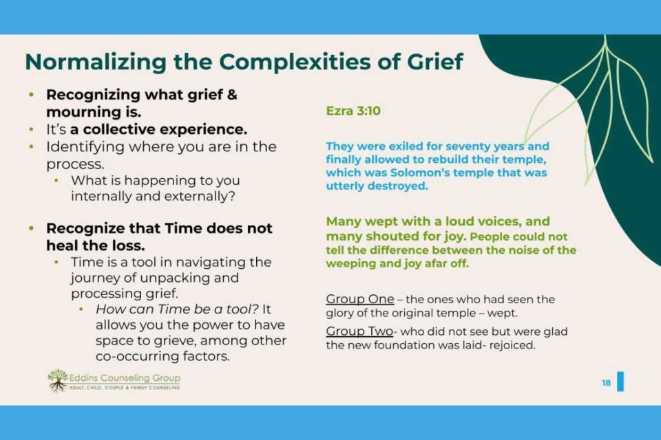 Normalizing the Complexities of Grief