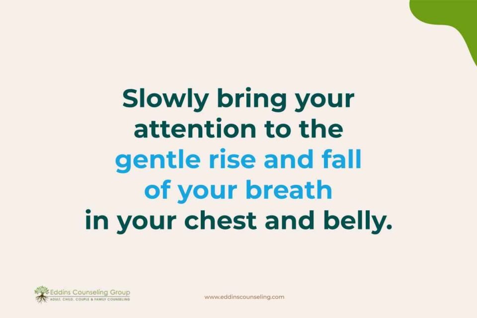 focus on your breath during meditation