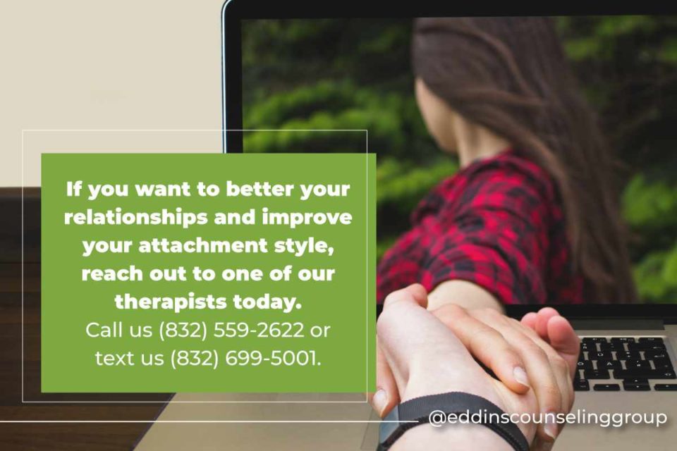 want to improve your relationships and attachment style? consider relationship counseling in Houston TX