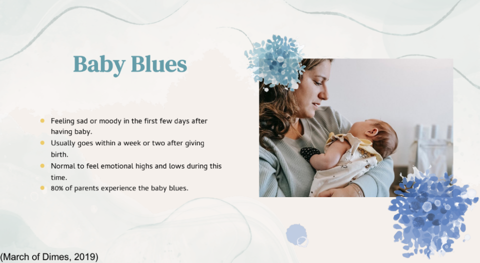 Baby Blues : Mothers Matter: Postpartum Wellness
