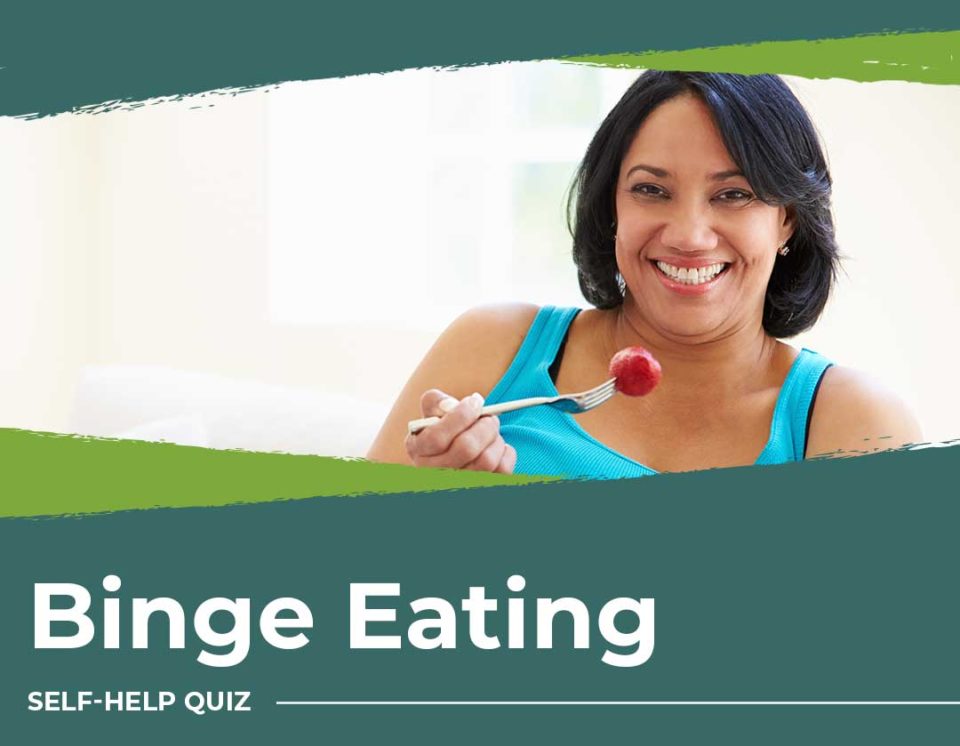 Binge Eating Self-Help Quiz banner