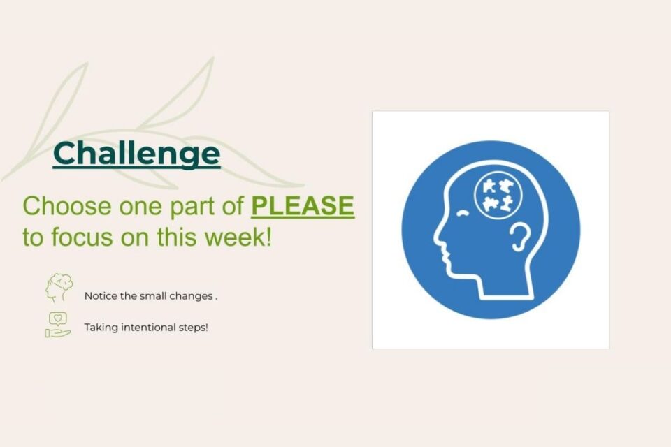 Challenge to focus on one part to build emotional resilience