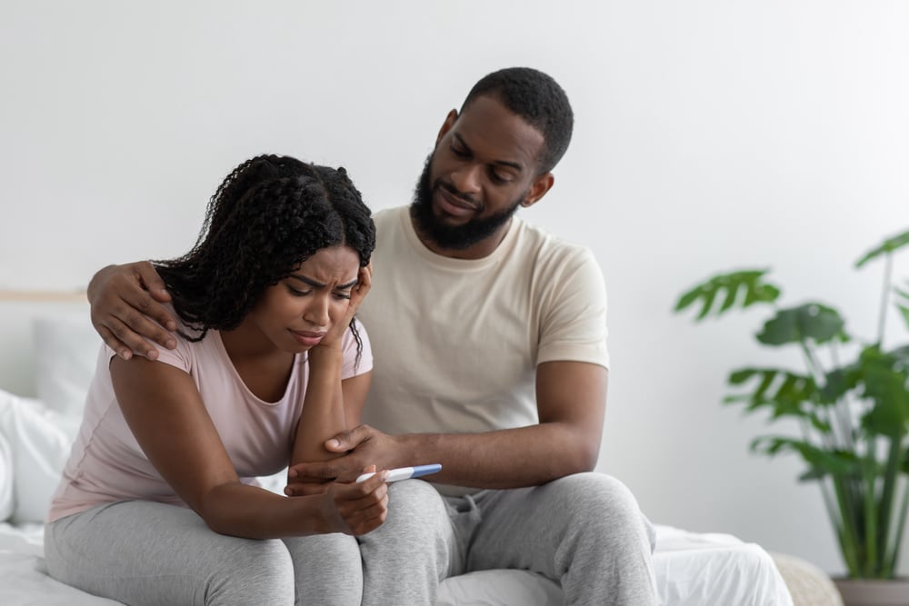 Couple fighting infidelity