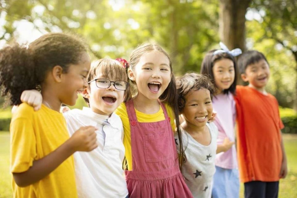 self-esteem in kids smiling happy children