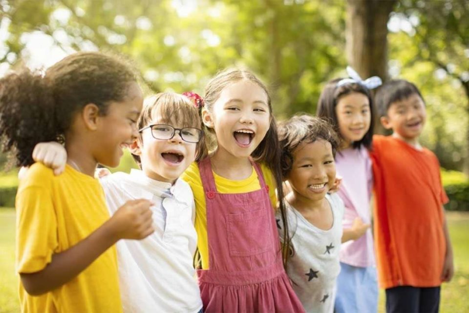 self-esteem in kids smiling happy children 