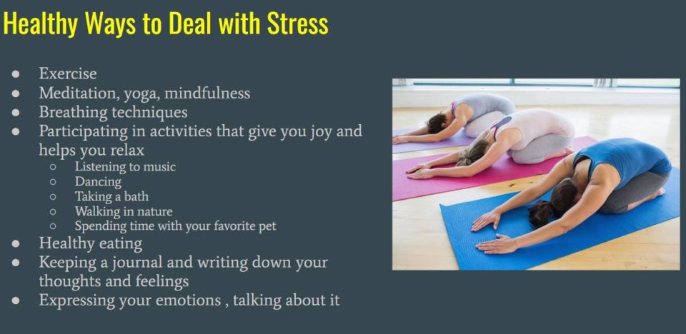 Healthy ways to deal with stress