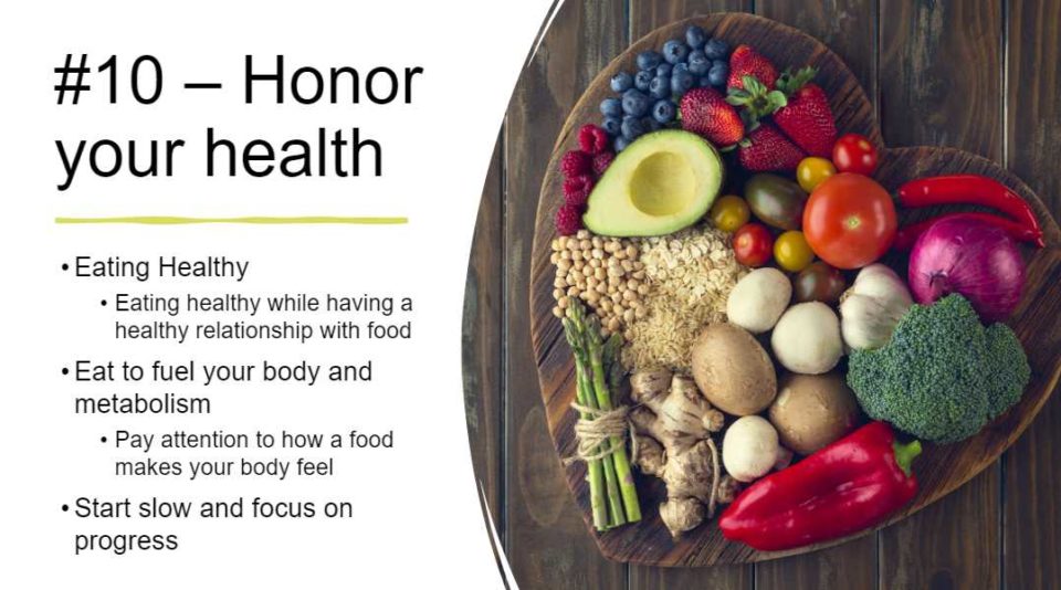 Honor your health - Intuitive eating webinar