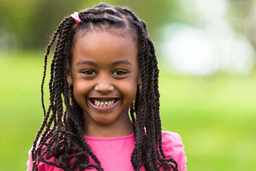 cute happy smiling little girl