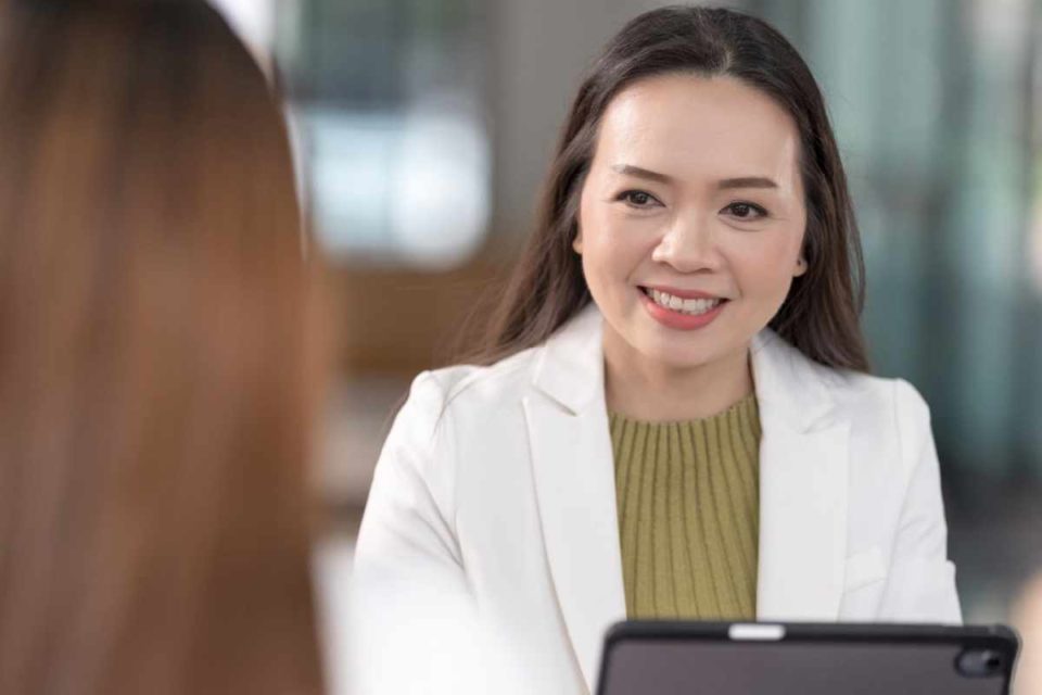 asian woman career counselor 