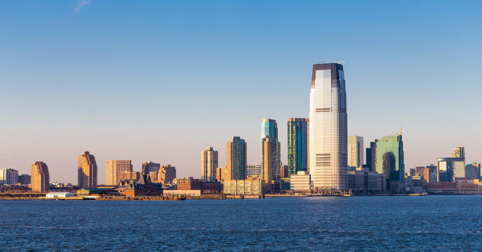 Image of the Jersey City skyline in New Jersey. If you want to work on your mental health without the commute then online therapy is right for you. With teletherapy in New Jersey you can join counseling sessions from Millville, Atlantic City, your car, or at home. Call today to speak with our online therapist in New Jersey. 