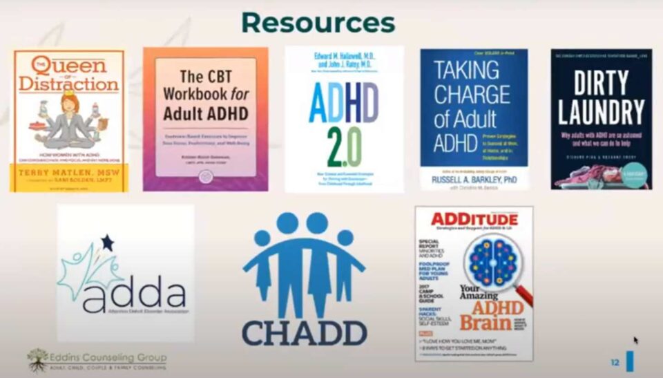 Resources for ADHD books