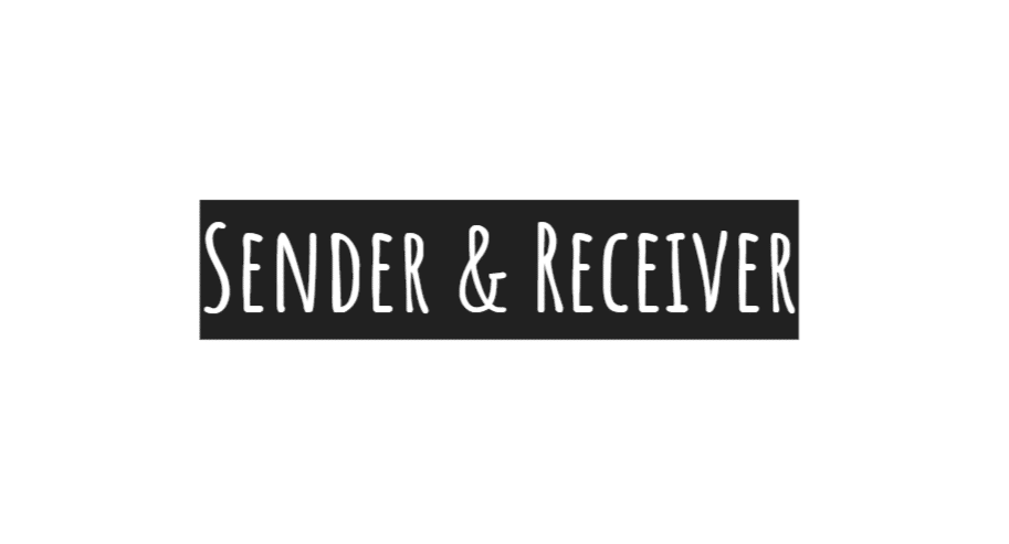 Sender and Receiver
