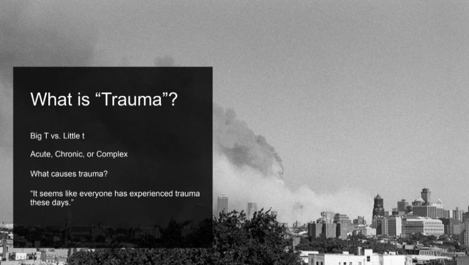 What is Trauma - Webinar on Trauma Considerations for Children and Adolescents