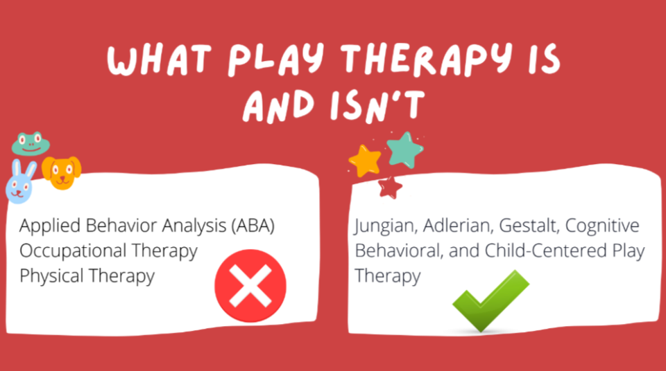 What play therapy is and isn't