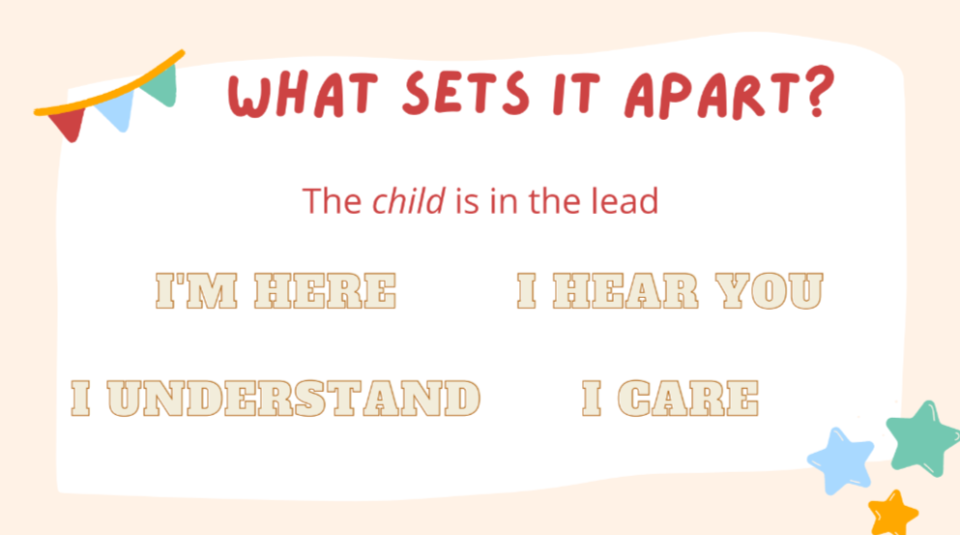 What sets it apart - child-centered play therapy
