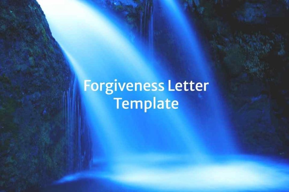 the forgiveness letter template