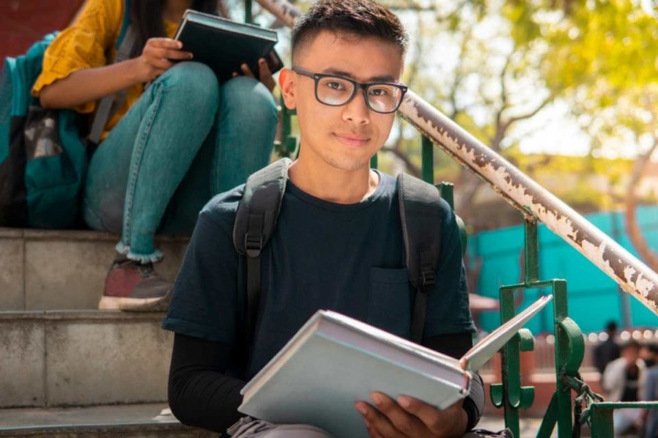 student with book support teen healthy boundaries