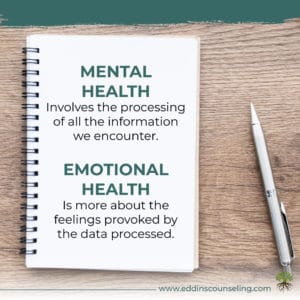 emotional health vs mental health