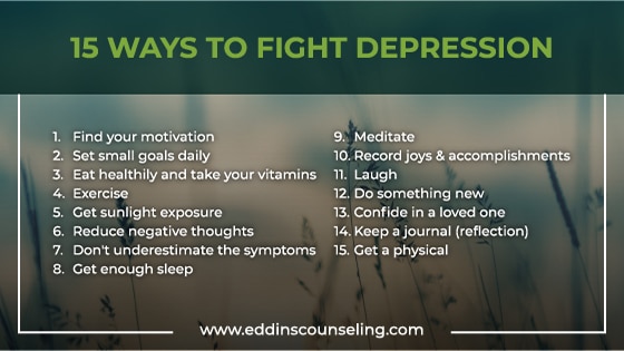 Blog Image 15 Ways to Fight Depression