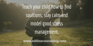 Children finding good solutions to stress