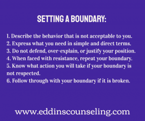 how to establish personal boundaries
